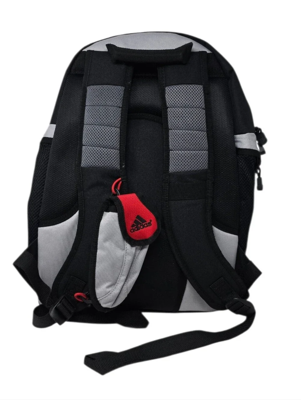 NEW Adidas Load Spring Backpack Red Gray Black School Bag 18